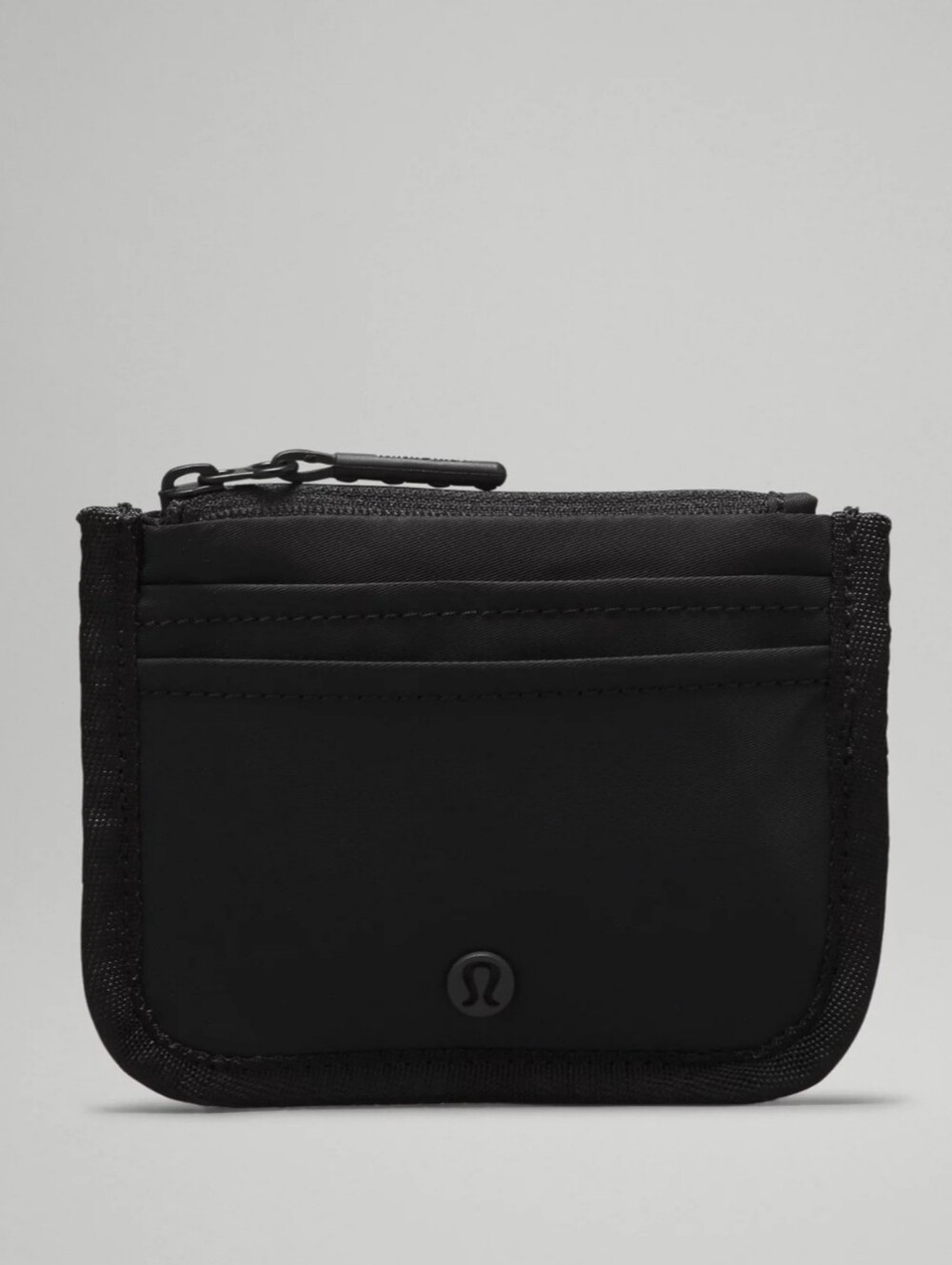 Lululemon‎ True Identity Card Case Black Zip Wallet Card Holder NWT